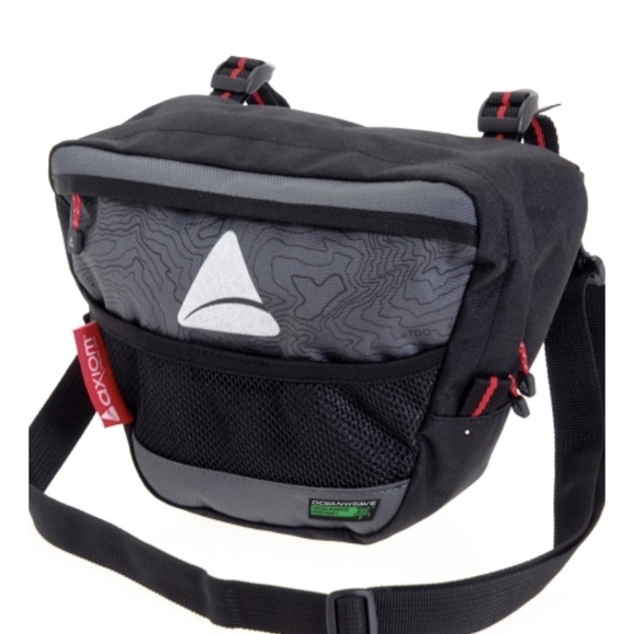Axiom  Cycling Gear Seymour Oceanweave P4 Bicycle Handlebar Bag NWT - Picture 4 of 10
